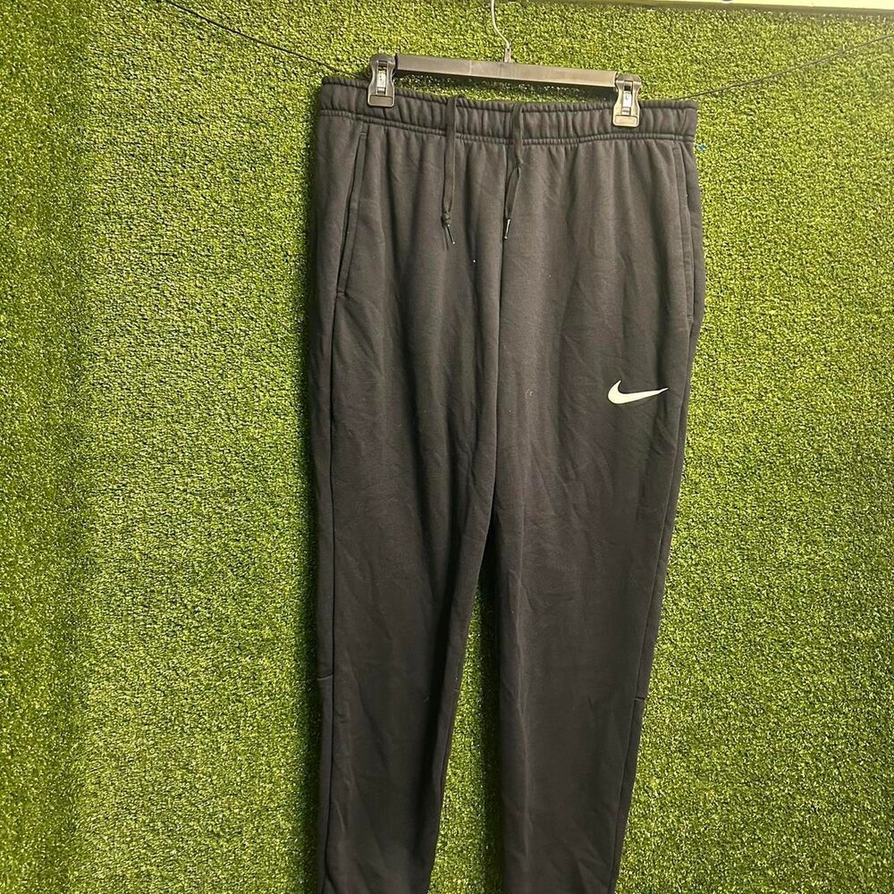 Nike Men's Black and Grey Joggers-tracksuits